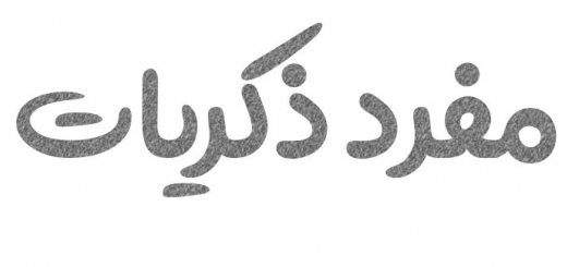 مفرد کلمه ذکریات در عربی با ذکر مثال های ساده و روان